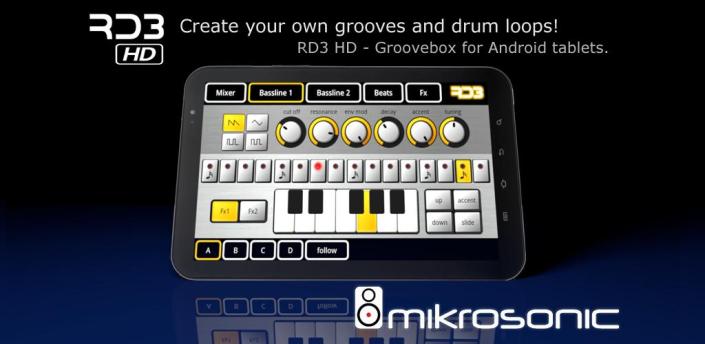 RD3 HD Groovebox 1.4 - программа для создания музыки.